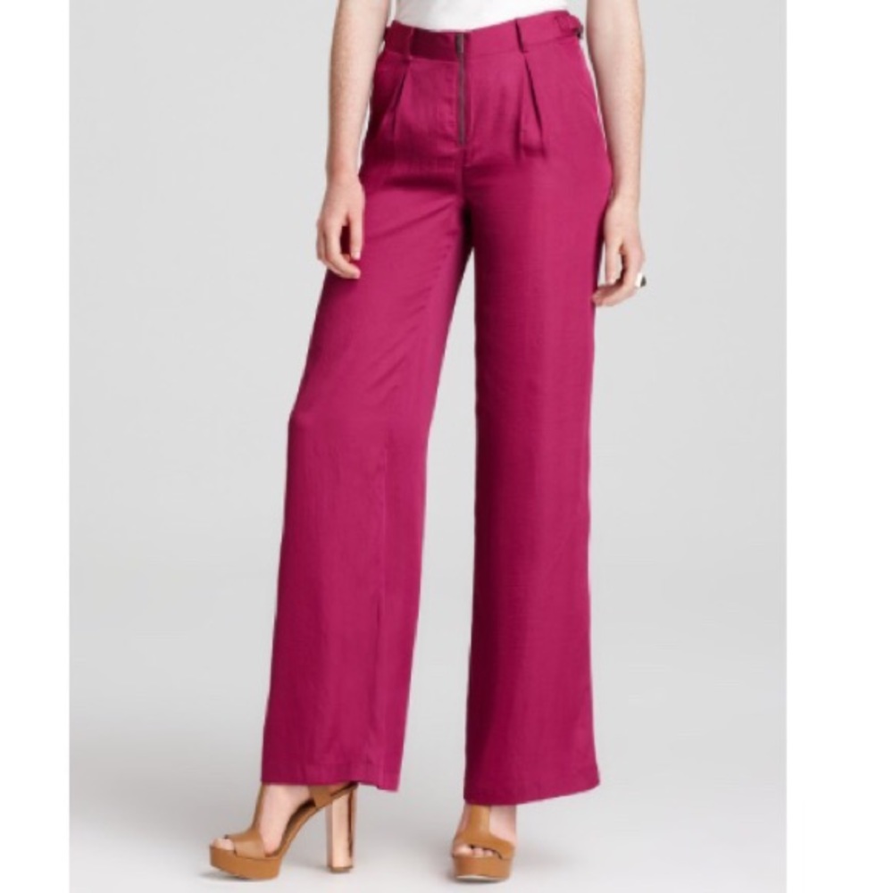 BCBG Max Maxazria Robbie Highwaisted Wide Leg